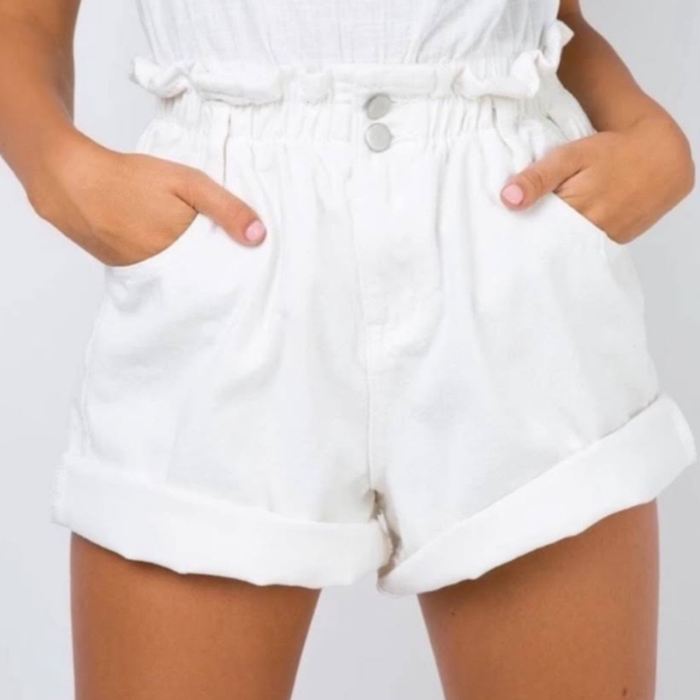 PRINCESS POLLY OPEN ROAD PAPER BAG SHORTS
